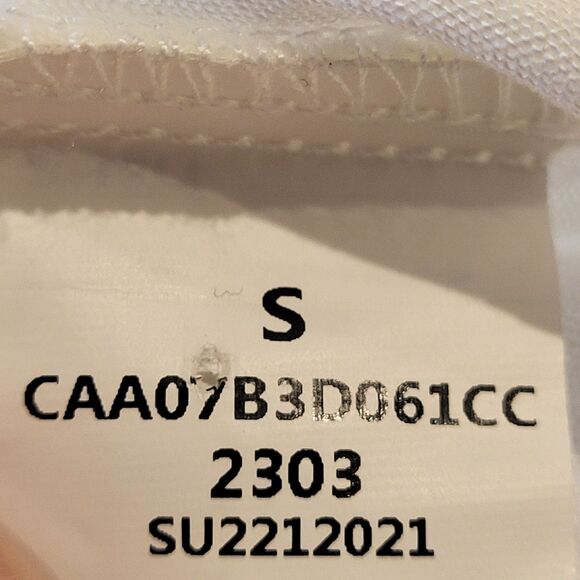 New CUPSHE Small White Swimsuit Tie Cover-up V-Neck Short Sleeve Lace Scalloped - Picture 10 of 14